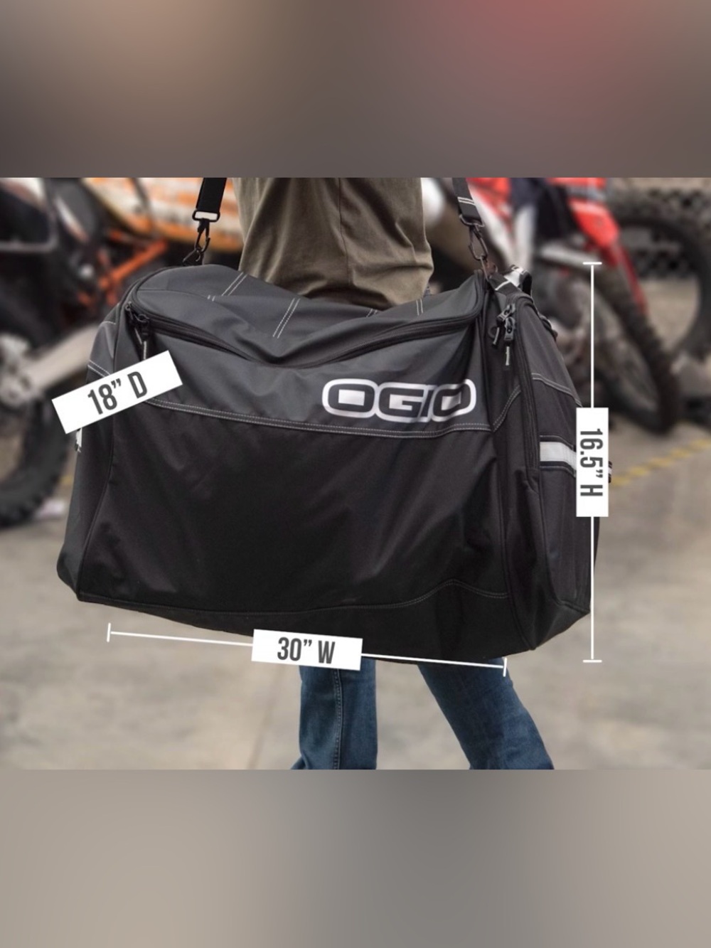 🖤OGIO Black Prospect GEAR/Duffel Bag